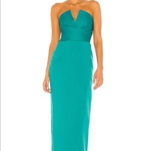 Jay Godfrey Darcy Dress in Dark Teal